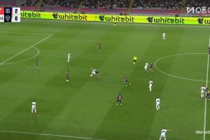 巴薩造越位失敗丟球！拉法-米爾帶球突進(jìn)打遠(yuǎn)角破門！