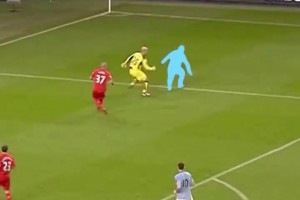 某曼城球員對戰(zhàn)利物浦時進了不可思議的一球，還認得出他嗎？
