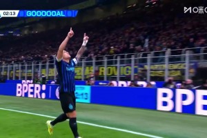 國米夢幻開局！勞塔羅抽射死角破門！巴斯托尼斷球送助攻！