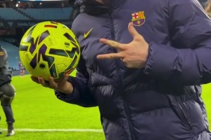 依舊頂級！萊萬回歸首發(fā)上演帽子戲法，賽后帶走比賽用球