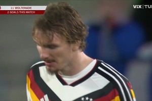 巴庫直塞禁區(qū)助攻！沃爾特馬德破門雙響！德國2-0領(lǐng)先盧森堡！