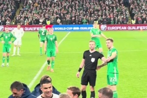 愛爾蘭主帥：C羅下場(chǎng)時(shí)對(duì)我說(shuō)是因?yàn)槲覍?duì)裁判施壓