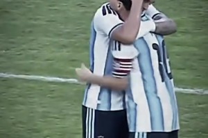 接過進攻大旗！網(wǎng)友曬視頻：勞塔羅本場與梅球王互相傳射??